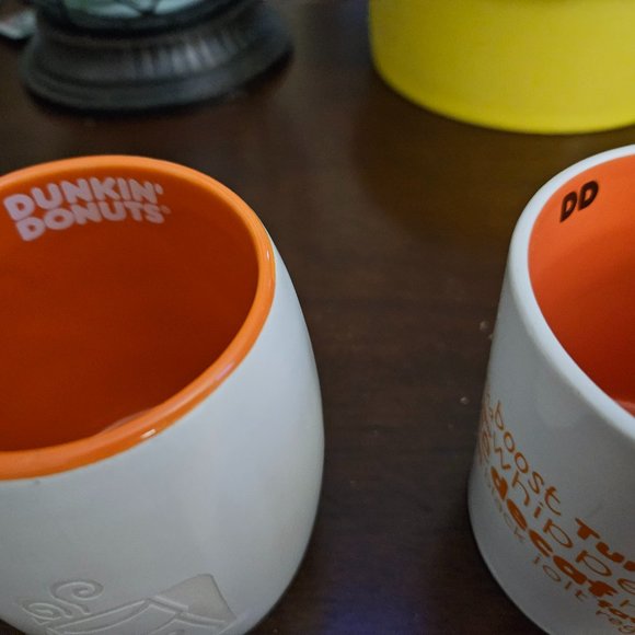 two Dunken donut mugs different graphics no cracks no chips - Picture 3 of 9